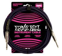 Ernie Ball 6393 Braided Jack Cable, 3m (Purple)