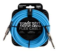 Ernie Ball 6417 Flex Instrument Cable, 6m (Blue)