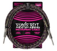 Ernie Ball 6427 Braided Purple Python Jack Cable, 3m
