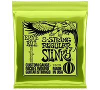 Ernie Ball 8 String Slinky Guitar strings with Choice of 3 Gauges 9-80, 10-74