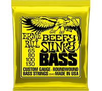 Ernie Ball Beefy Slinky Nickel Wound Electric Bass Guitar Strings - 65-130 Gaug