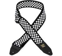 Ernie Ball Black and White Checkered Strap