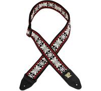 Ernie Ball P04669 Polypro Jacquard Strap Blackjack Red