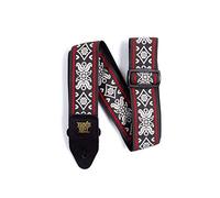 Ernie Ball P04669 Polypro Jacquard Strap Blackjack Red