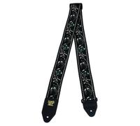 Ernie Ball Classic Jacquard Textile guitar strap Black Pleasant Pheasant