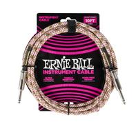 Ernie Ball Braided Instrument Cable Straight/Straight 10ft - Emerald Argyle