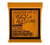 Ernie Ball Hybrid Slinky Classic Rock n Roll Pure Nickel Wrap Electric Guitar Strings - 9-46 Gauge