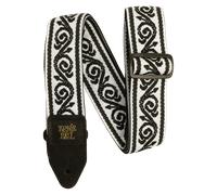 Ernie Ball Classic Jacquard Electric and Bass Guitar Strap - Black Vine
