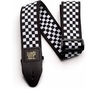 Ernie Ball Classic Jacquard Electric & Bass Guitar Strap - Black & White Checker