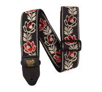 Classic Jacquard Guitar Strap/Bass Strap - Noble Rose