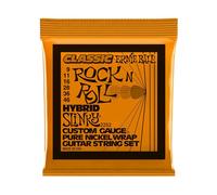 Ernie Ball Classic Rock n Roll Pure Nickel Wrap Electric Guitar Strings (.009 -…
