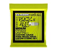 Ernie Ball Regular Slinky Classic Rock n Roll Pure Nickel Wrap Electric Guitar Strings - 10-46 Gauge