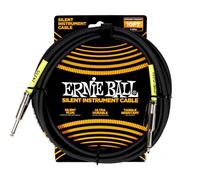Ernie Ball Classic Silent Instrument Cable, Straight/Straight 10ft - Black