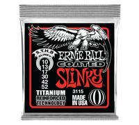 Ernie Ball EB3115 Slinky Coated Titanium 010 " -052 " - String Set For E-Guitar