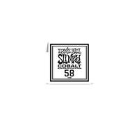 Ernie Ball Cobalt Wound Electric Guitar Single String .058