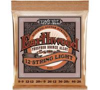 Ernie Ball Earthwood 12-String Light Phosphor Bronze Acoustic Guitar Strings -