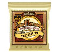 Ernie Ball Earthwood 80/20 Bronze 13-56 Acoustic Guitar Strings, 3-Pack