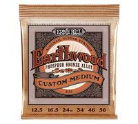 Ernie Ball Earthwood Custom Medium Phosphor Bronze Acoustic Guitar Strings - 12.5-56 Gauge