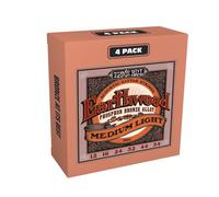 Ernie Ball Earthwood Medium Light Phosphor Bronze Acoustic Guitar Strings Amazon Exclusive 4 pack - 12-54 Gauge