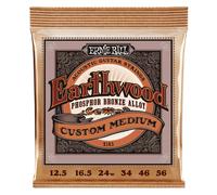 Ernie Ball Earthwood Phosphor Bronze 12.5-56 Acoustic Guitar Strings, Custom