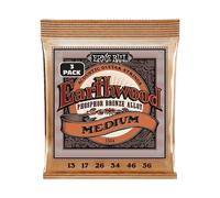 Acoustic Guitar Strings 13-56 Ernie Ball Earthwood P Bronze X3 Sets 100% Genuine