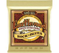 Ernie Ball Earthwood Rock and Blues w/Plain G 80/20 Bronze Acoustic Guitar Stri