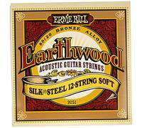Ernie Ball Earthwood Silk and Steel Soft 12-String 80/20 Bronze Acoustic Guitar Strings - 9-46 Gauge