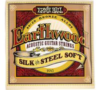 Ernie Ball Earthwood Silk and Steel Soft 80/20 Bronze Acoustic Guitar Strings -