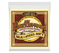 Ernie Ball Earthwood Silk and Steel Soft 80/20 Bronze Acoustic Guitar Strings - 11-52 Gauge