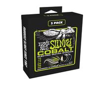 Ernie Ball EB3721 3 Pack Slinky Cobalt 10-46