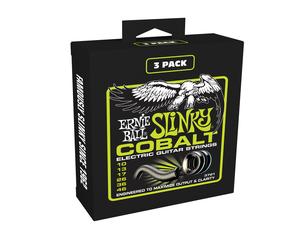 Ernie Ball EB3721 3 Pack Slinky Cobalt 10-46