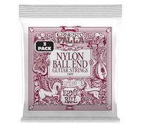 Ernie Ball Ernesto Palla Black and Gold Ball-End Nylon Classical Guitar Strings 3-Pack
