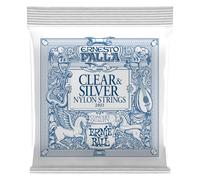 Ernie Ball 2403-U Ernesto Palla Nylon Classical Guitar Strings, Clear & Silver