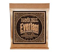 Ernie Ball Everlast Extra Light Coated Phosphor Bronze Acoustic Guitar Strings - 10-50 Gauge