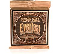 Ernie Ball Everlast Extra Light Coated Phosphor Bronze Acoustic Guitar Strings - 10-50 Gauge