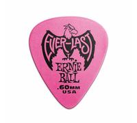 ERNIE BALL EVERLAST GUITAR PICKS - PLECTRUMS - 0.60MM - 12 PACK - PINK - P09179