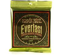 Ernie Ball Everlast Light Coated 80/20 Bronze Acoustic Guitar Strings - 11-52 Gauge