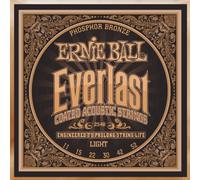 Ernie Ball Everlast Light Coated Phosphor Bronze Acoustic Guitar Strings - 11-52 Gauge