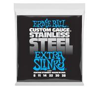 Ernie Ball Stainless Steel Extra Slinky 2249 Guitar Strings 8-38
