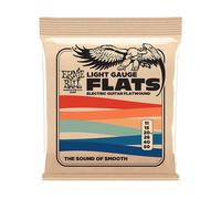 Ernie Ball Flatwound Stainless Steel Wrap Electric Guitar Strings (.011 - .050)