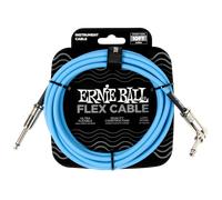 Ernie Ball Flex Instrument Cable Straight/Angle 10ft (3m) - Blue