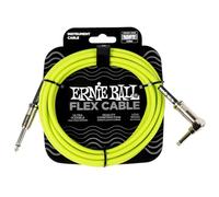 Ernie Ball Flex Instrument Cable Straight/Angle 10ft - Green