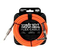 Ernie Ball Flex Instrument Cable Straight/Angle 20ft (6m) - Orange