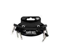 Ernie Ball Flex Patch Cable 3" black set