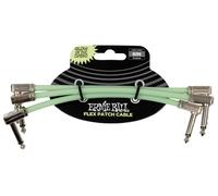 Ernie Ball Flex Patch Cable 6in - Glow in Dark - 3 Pack