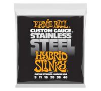 ELECTRIC GUITAR STRINGS ERNIE BALL 2247 - HYBRID SLINKY - STAINLESS STEEL - 9-46