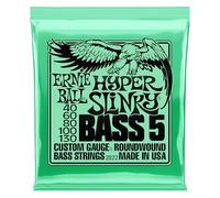Ernie Ball Hyper Slinky Nickel Wound 5-String Electric Bass Strings 40-130 Gauge