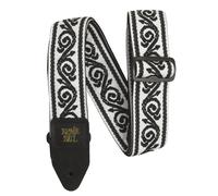Ernie Ball Black Vine Jacquard Guitar Strap