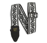 Ernie Ball Black Vine Jacquard Guitar Strap