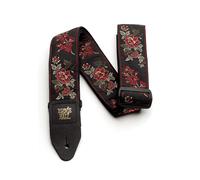 Ernie Ball Jacquard Guitar Strap - Red Rose (P04142)
